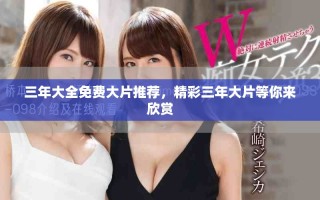 三年大全免费大片推荐，精彩三年大片等你来欣赏