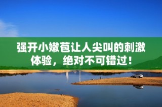 强开小嫩苞让人尖叫的刺激体验，绝对不可错过！