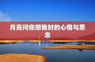 月亮问你想我时的心情与思念