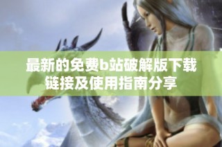 最新的免费b站破解版下载链接及使用指南分享