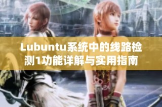 Lubuntu系统中的线路检测1功能详解与实用指南