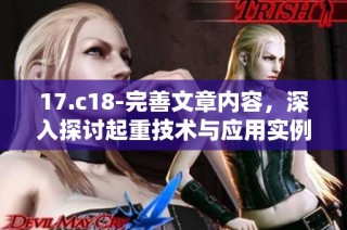 17.c18-完善文章内容，深入探讨起重技术与应用实例分析