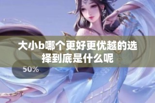 大小b哪个更好更优越的选择到底是什么呢