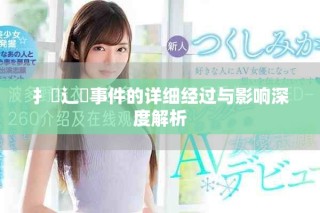 扌喿辶畐事件的详细经过与影响深度解析