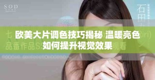 欧美大片调色技巧揭秘 温暖亮色如何提升视觉效果