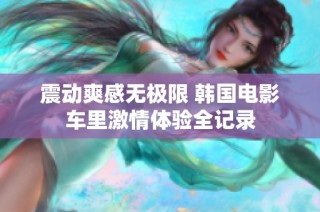 震动爽感无极限 韩国电影车里激情体验全记录