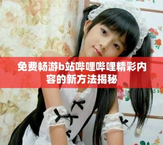 免费畅游b站哔哩哔哩精彩内容的新方法揭秘