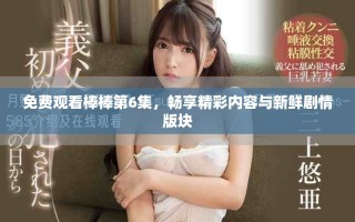 免费观看棒棒第6集，畅享精彩内容与新鲜剧情版块
