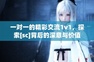 一对一的精彩交流1v1，探索[sc]背后的深意与价值