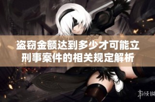 盗窃金额达到多少才可能立刑事案件的相关规定解析