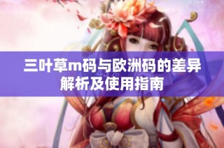 三叶草m码与欧洲码的差异解析及使用指南