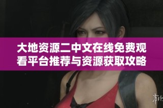 大地资源二中文在线免费观看平台推荐与资源获取攻略