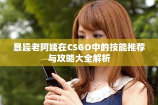 暴躁老阿姨在CSGO中的技能推荐与攻略大全解析