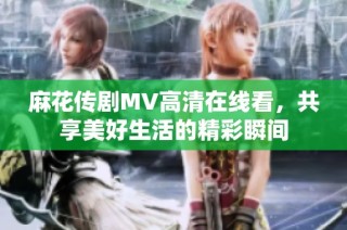 麻花传剧MV高清在线看，共享美好生活的精彩瞬间