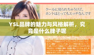 YSL品牌的魅力与风格解析，究竟是什么牌子呢