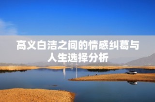 高义白洁之间的情感纠葛与人生选择分析