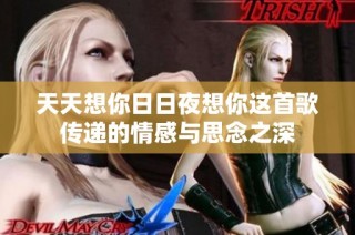 天天想你日日夜想你这首歌传递的情感与思念之深