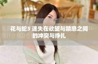 花与蛇3 迷失在欲望与禁忌之间的冲突与挣扎