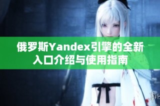 俄罗斯Yandex引擎的全新入口介绍与使用指南