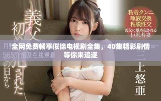 全网免费畅享似锦电视剧全集，40集精彩剧情等你来追逐