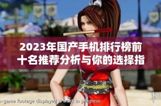 2023年国产手机排行榜前十名推荐分析与你的选择指南