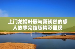 上门龙婿叶辰与萧初然的感人故事完结版精彩呈现