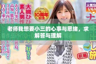 老师我想要小三的心事与思绪，求解答与理解