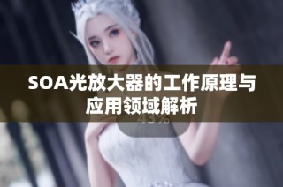 SOA光放大器的工作原理与应用领域解析