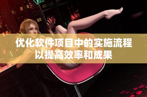 优化软件项目中的实施流程以提高效率和成果