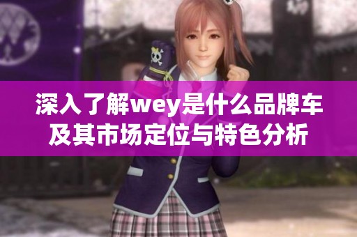 深入了解wey是什么品牌车及其市场定位与特色分析