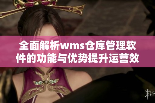 全面解析wms仓库管理软件的功能与优势提升运营效率