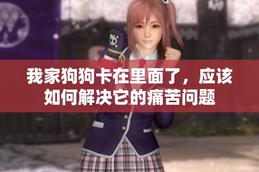 我家狗狗卡在里面了，应该如何解决它的痛苦问题