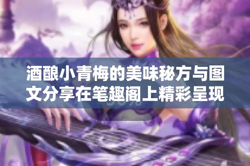 酒酿小青梅的美味秘方与图文分享在笔趣阁上精彩呈现