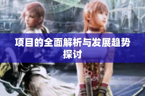 项目的全面解析与发展趋势探讨