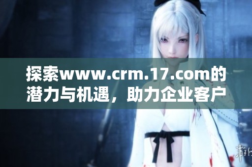 探索www.crm.17.com的潜力与机遇，助力企业客户关系管理提升
