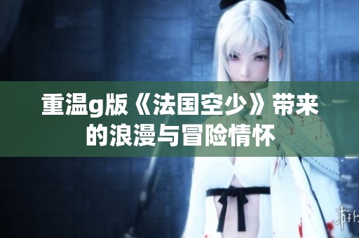 重温g版《法国空少》带来的浪漫与冒险情怀