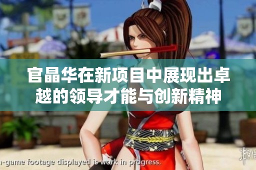 官晶华在新项目中展现出卓越的领导才能与创新精神