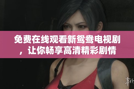免费在线观看新鸳鸯电视剧，让你畅享高清精彩剧情