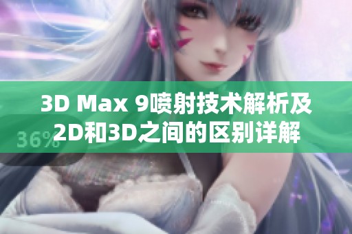 3D Max 9喷射技术解析及2D和3D之间的区别详解