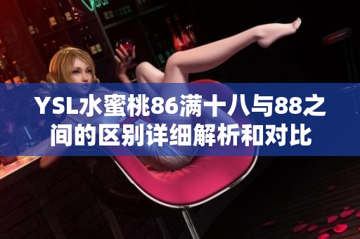 YSL水蜜桃86满十八与88之间的区别详细解析和对比