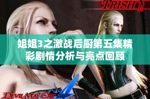 姐姐3之激战后厨第五集精彩剧情分析与亮点回顾
