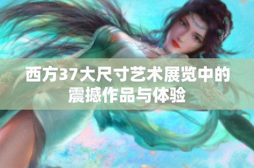 西方37大尺寸艺术展览中的震撼作品与体验