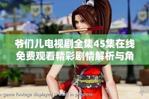 爷们儿电视剧全集45集在线免费观看精彩剧情解析与角色分析