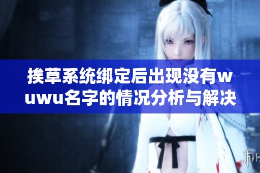 挨草系统绑定后出现没有wuwu名字的情况分析与解决办法