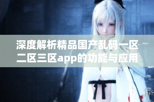深度解析精品国产乱码一区二区三区app的功能与应用场景探讨