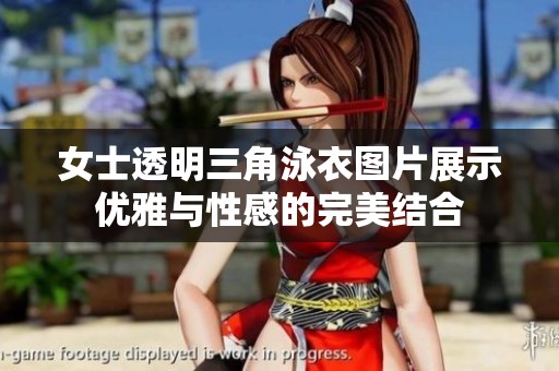 女士透明三角泳衣图片展示优雅与性感的完美结合