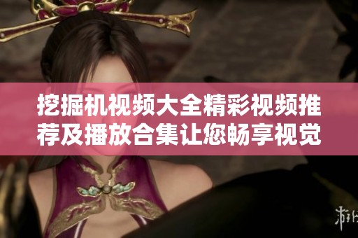 挖掘机视频大全精彩视频推荐及播放合集让您畅享视觉盛宴