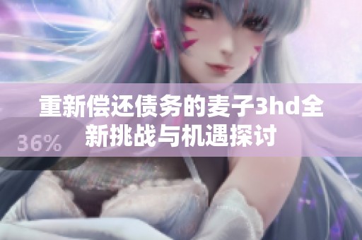 重新偿还债务的麦子3hd全新挑战与机遇探讨