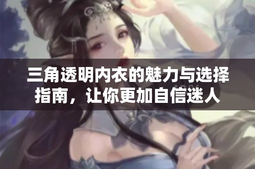 三角透明内衣的魅力与选择指南，让你更加自信迷人