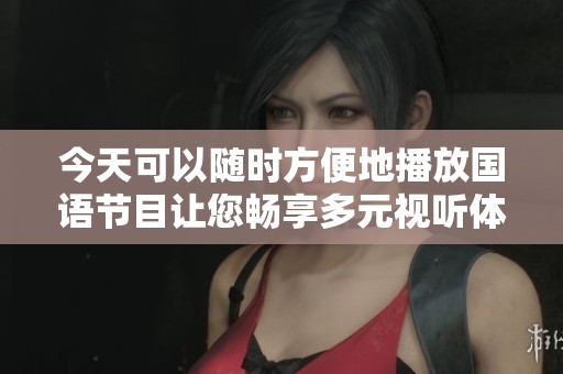 今天可以随时方便地播放国语节目让您畅享多元视听体验